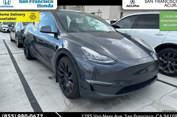 TESLA MODEL Y 2021 5YJYGAEE6MF159539 image